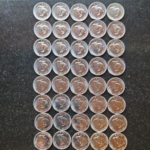 Collection of Canadian Coins 5 Cent 1867 1967 Rabit Nickles